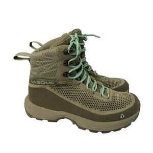 Vasque Boots Womens Size 6 M Torre AT GTX Vibram GoreTex Green Hiking Mid